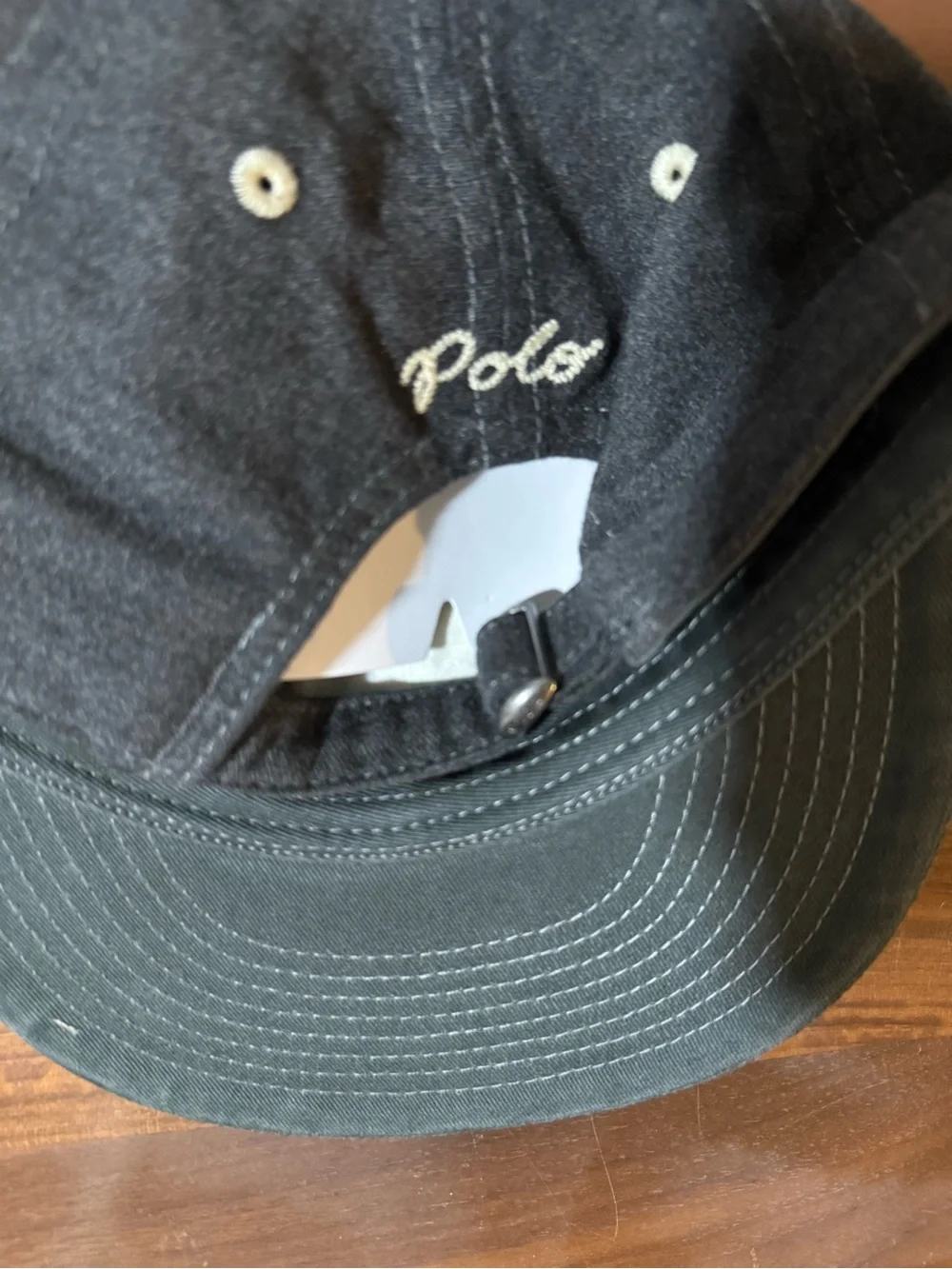Polo Ralph Lauren Brushed Chamois Ball Cap Medium Grey Heather 